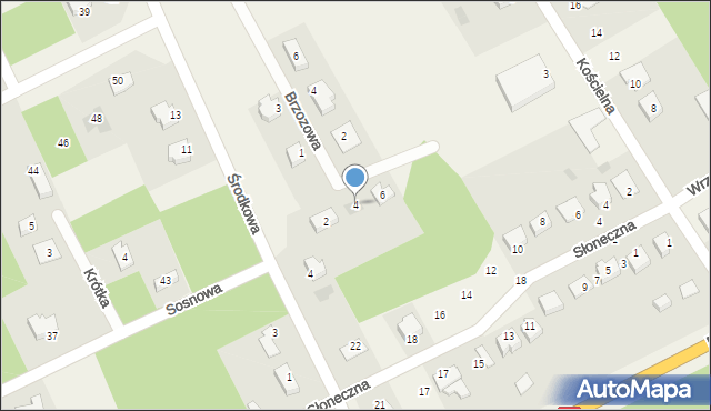 Laskowiec, Świerkowa, 4, mapa Laskowiec