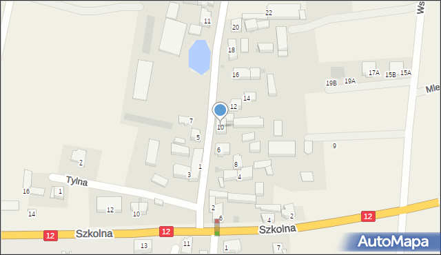 Lasocice, Święciechowska, 10, mapa Lasocice