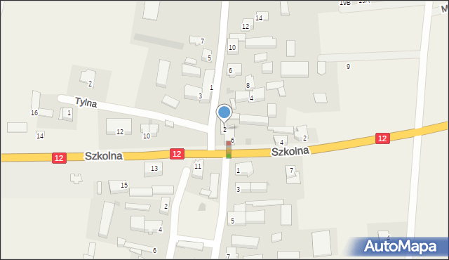 Lasocice, Święciechowska, 2, mapa Lasocice