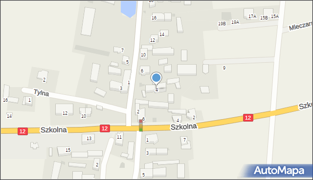 Lasocice, Święciechowska, 4, mapa Lasocice