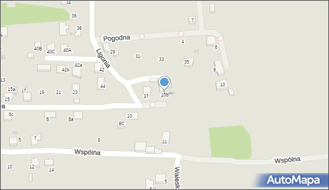 Łaziska Górne, św. Jana, 10b, mapa Łaziska Górne