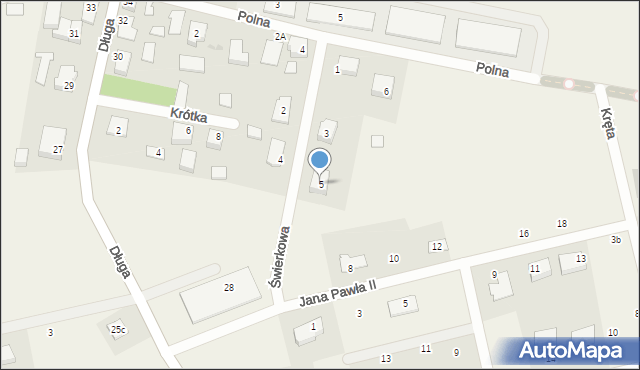 Łęczyce, Świerkowa, 5, mapa Łęczyce