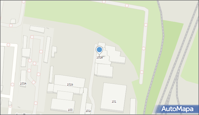 Łódź, św. Teresy od Dzieciątka Jezus, 101a, mapa Łodzi