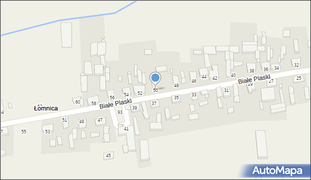 Łomnica, św. Wawrzyńca, 50, mapa Łomnica