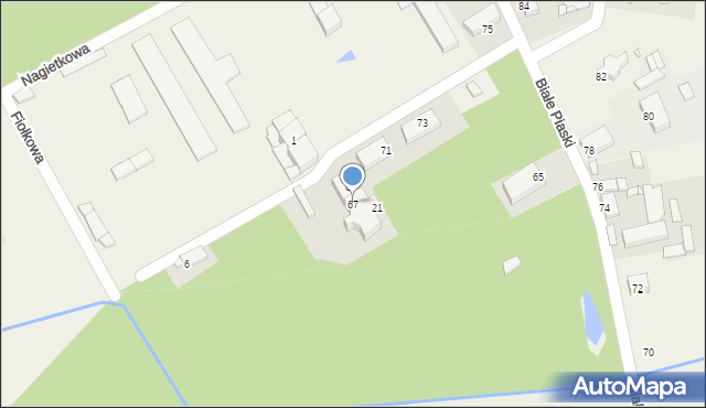 Łomnica, św. Wawrzyńca, 67, mapa Łomnica