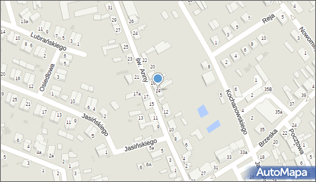 Lubraniec, św. Anny, 14, mapa Lubraniec