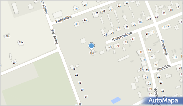 Lubraniec, św. Anny, 38a, mapa Lubraniec