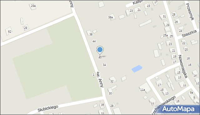 Lubraniec, św. Anny, 40, mapa Lubraniec