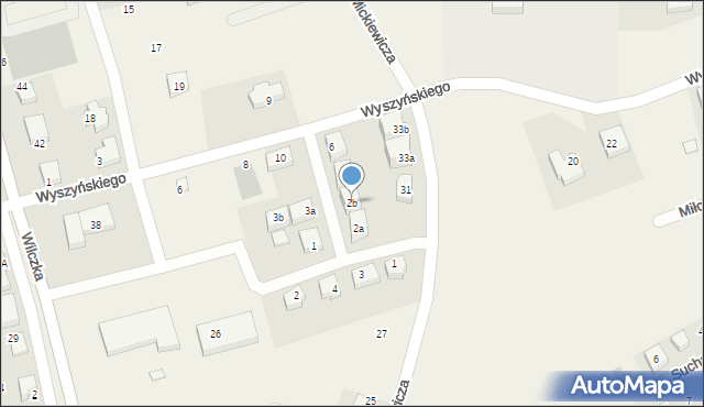 Luzino, św. s. Faustyny, 2b, mapa Luzino