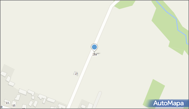 Mąchocice Kapitulne, św. Floriana, 28a, mapa Mąchocice Kapitulne