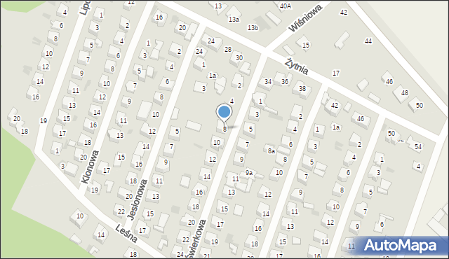 Maków Mazowiecki, Świerkowa, 8, mapa Maków Mazowiecki