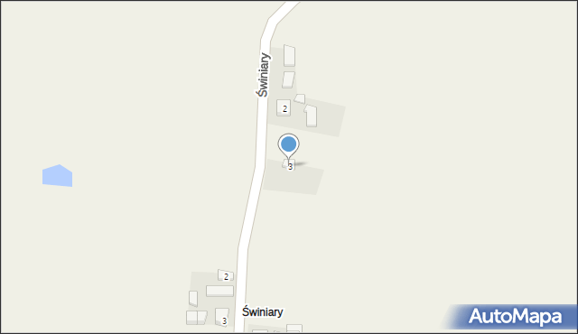 Malewo, Świniary, 3, mapa Malewo