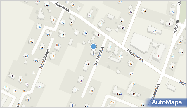 Marcinkowice, św. Marcina, 2, mapa Marcinkowice