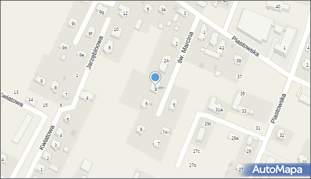 Marcinkowice, św. Marcina, 4, mapa Marcinkowice