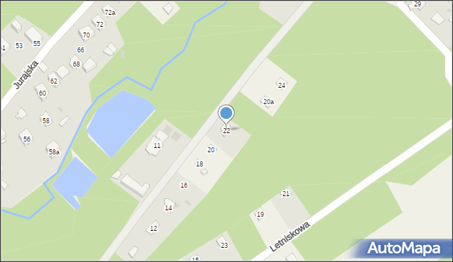 Masłońskie, Świerkowa, 22, mapa Masłońskie