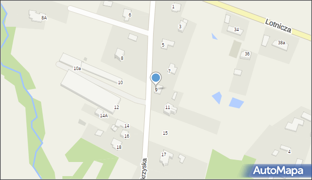 Masłów Pierwszy, Świętokrzyska, 9, mapa Masłów Pierwszy