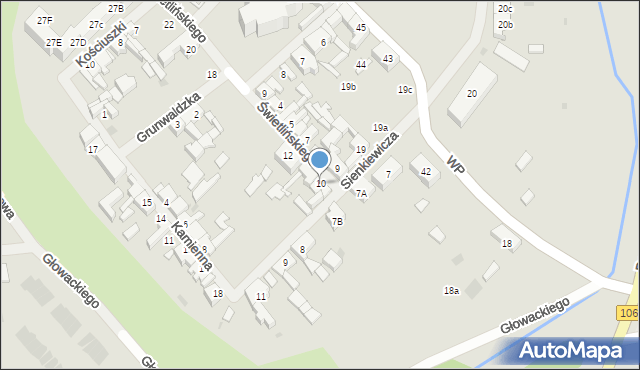 Maszewo, Świetlińskiego Kazimierza, ks., 10, mapa Maszewo