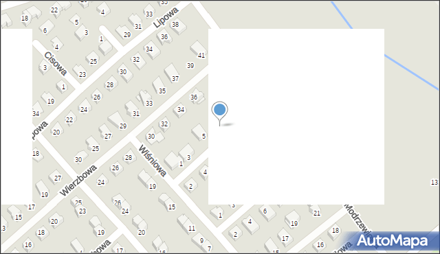 Międzyrzec Podlaski, Świerkowa, 7, mapa Międzyrzec Podlaski