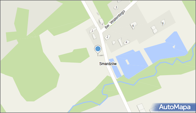 Miłość, św. Walentego, 1b, mapa Miłość