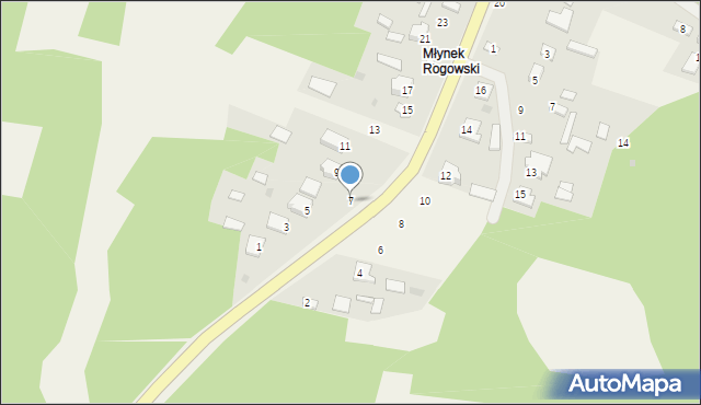 Młynek Nieświński, Świętokrzyska, 7, mapa Młynek Nieświński