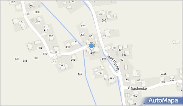 Mników, św. Jana, 44, mapa Mników