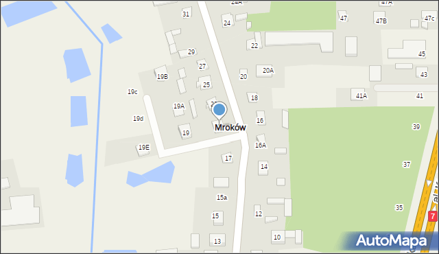 Mroków, Świątkiewicz Marii, 21, mapa Mroków