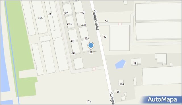 Mroków, Świątkiewicz Marii, 49, mapa Mroków