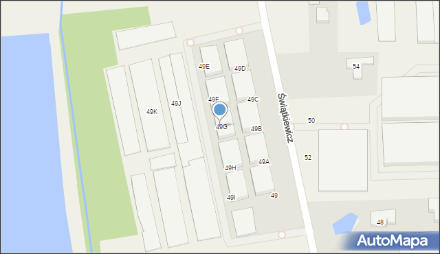 Mroków, Świątkiewicz Marii, 49G, mapa Mroków