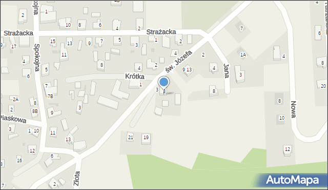Mrzezino, św. Józefa, 17, mapa Mrzezino
