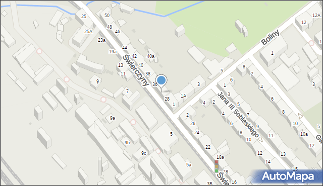 Mysłowice, Świerczyny Bernarda, 32, mapa Mysłowice
