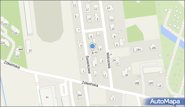 Nadarzyn, Świerkowa, 6, mapa Nadarzyn