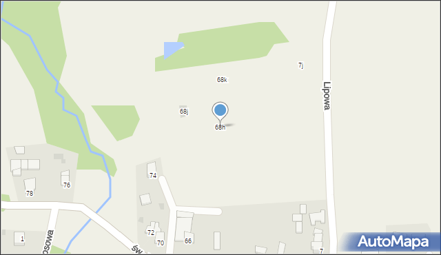 Nidek, św. Jana Pawła II, 68h, mapa Nidek