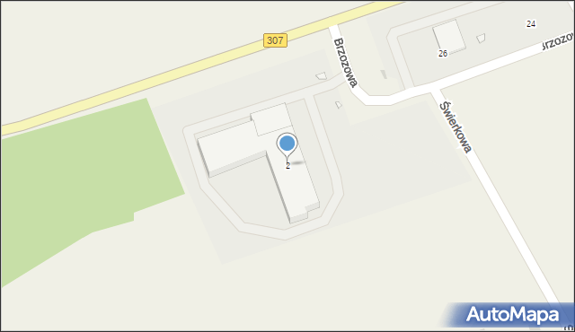 Niepruszewo, Świerkowa, 2, mapa Niepruszewo