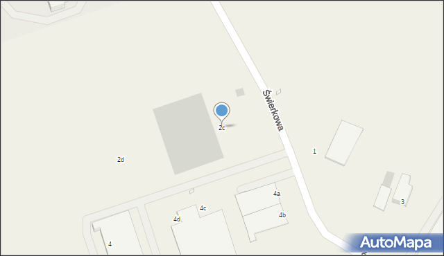Niepruszewo, Świerkowa, 2c, mapa Niepruszewo