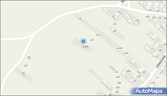 Nowa Biała, św. Katarzyny, 143, mapa Nowa Biała