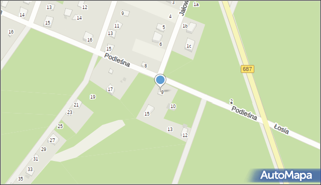 Nowa Łuka, Świerkowa, 17A, mapa Nowa Łuka
