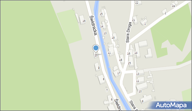 Nowa Ruda, Świdnicka, 10, mapa Nowa Ruda