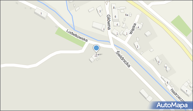 Nowa Ruda, Świdnicka, 117, mapa Nowa Ruda
