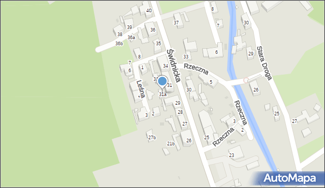 Nowa Ruda, Świdnicka, 31a, mapa Nowa Ruda