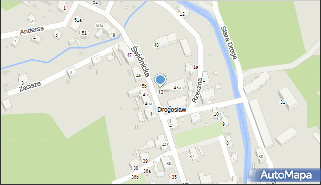 Nowa Ruda, Świdnicka, 43, mapa Nowa Ruda