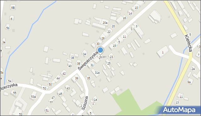 Nowa Słupia, Świętokrzyska, 27, mapa Nowa Słupia