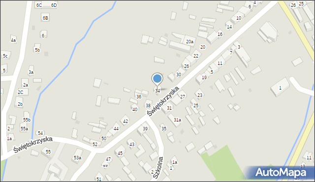 Nowa Słupia, Świętokrzyska, 34, mapa Nowa Słupia