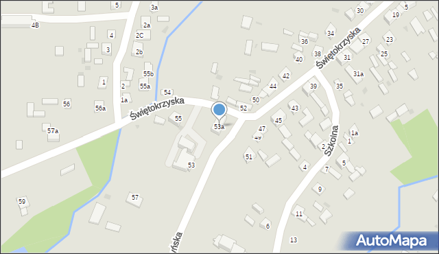 Nowa Słupia, Świętokrzyska, 53a, mapa Nowa Słupia