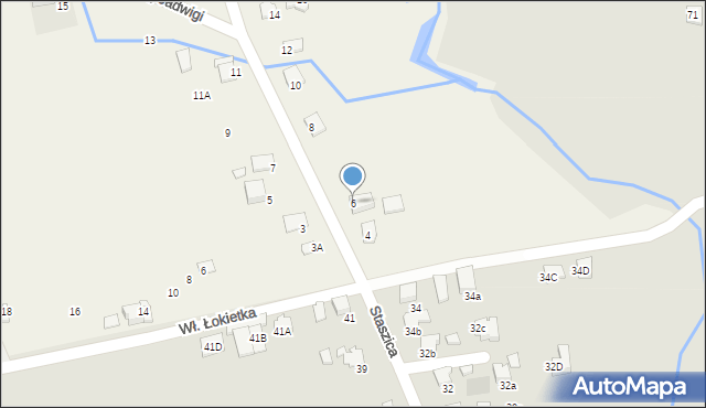 Nowa Wieś, św. Królowej Jadwigi, 6, mapa Nowa Wieś