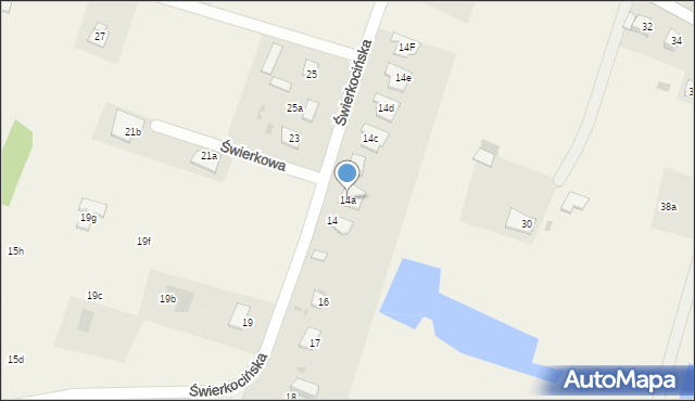 Nowa Wieś, Świerkocińska, 14a, mapa Nowa Wieś