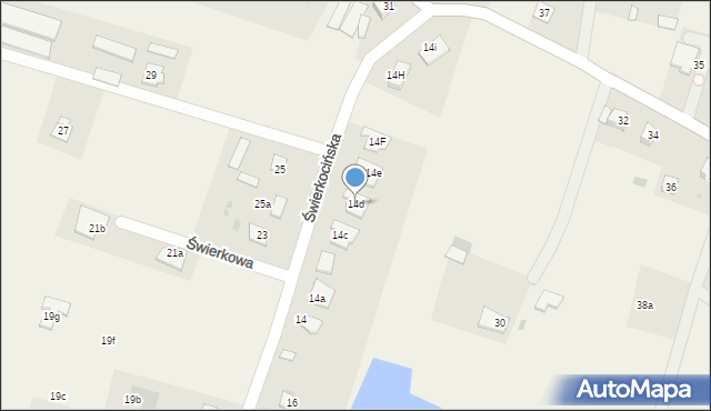 Nowa Wieś, Świerkocińska, 14d, mapa Nowa Wieś