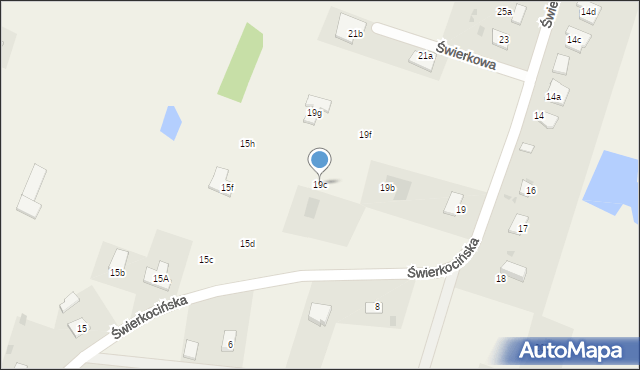 Nowa Wieś, Świerkocińska, 19c, mapa Nowa Wieś