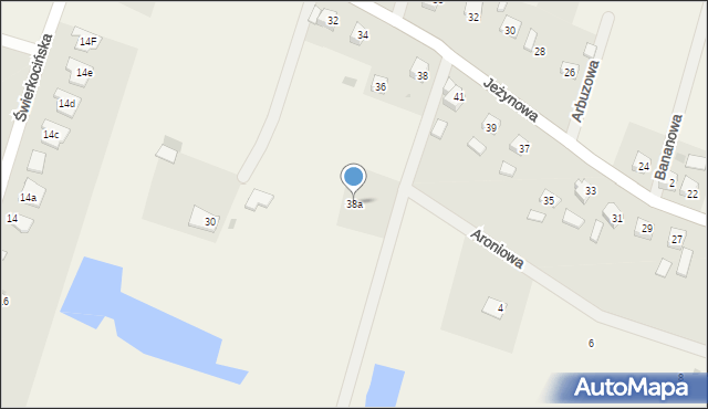 Nowa Wieś, Świerkocińska, 38a, mapa Nowa Wieś