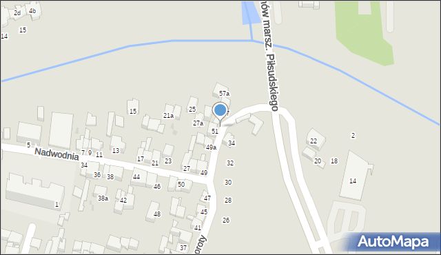 Nowy Targ, św. Doroty, 53, mapa Nowego Targu