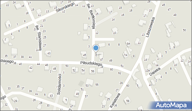 Opoczno, św. Bartłomieja, 2, mapa Opoczno